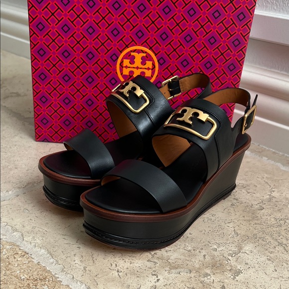 Tory Burch Shoes - Tory Burch Selby 80mm Platform Wedge Sandals